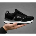 Premium Lacoste Partner Piste Shoes Black Grey For Men (SUP1191) - stayhit.in