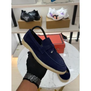 Premium Loro Piana Suede Blue For Men (SUP1355) - stayhit.in