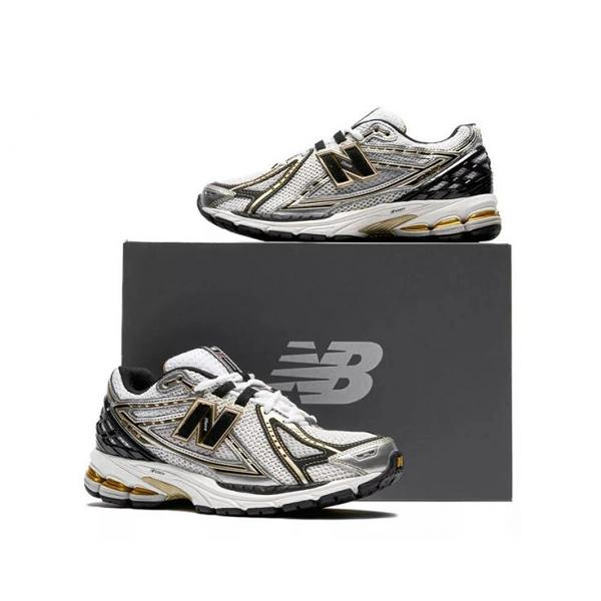 Premium New Balance 1906r Shoes White Metallic Gold For Men (HS1496) - stayhit.in Premium New Balance 1906r Shoes White Metallic Gold For Men (HS1496) - stayhit.in