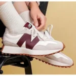 Premium New Balance 327 Shoes Moonbeam Burgundy For Men (SUP1697) - stayhit.in