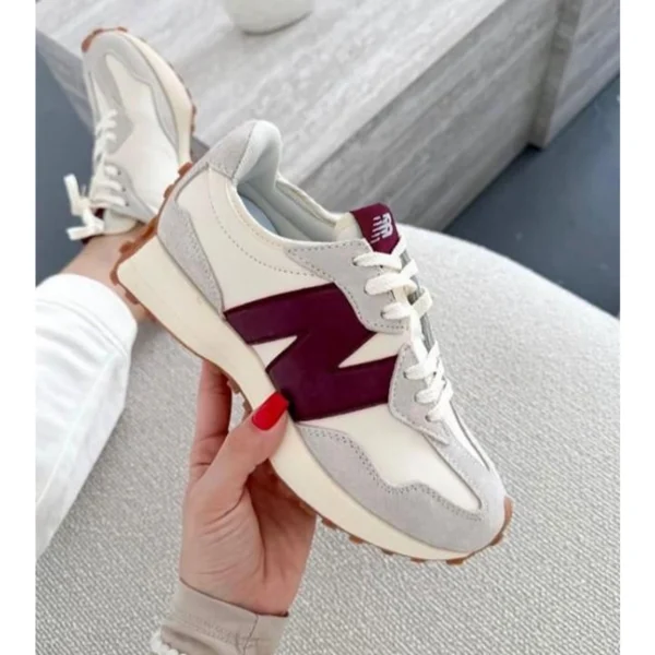 Premium New Balance 327 Shoes Moonbeam Burgundy For Men (SUP1697) - stayhit.in