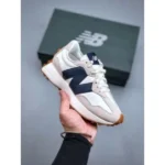 Premium New Balance 327 Shoes White Navy For Men (SUP1291) - stayhit.in