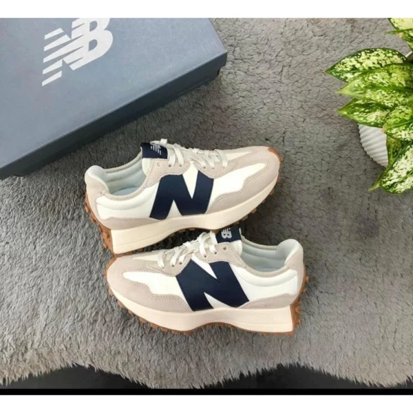 Premium New Balance 327 Shoes White Navy For Men (SUP3211) - stayhit.in