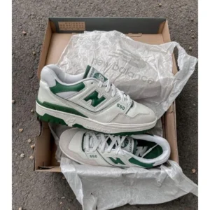 Premium New Balance 550 Shoes White Green For Men (SUP1312) - stayhit.in