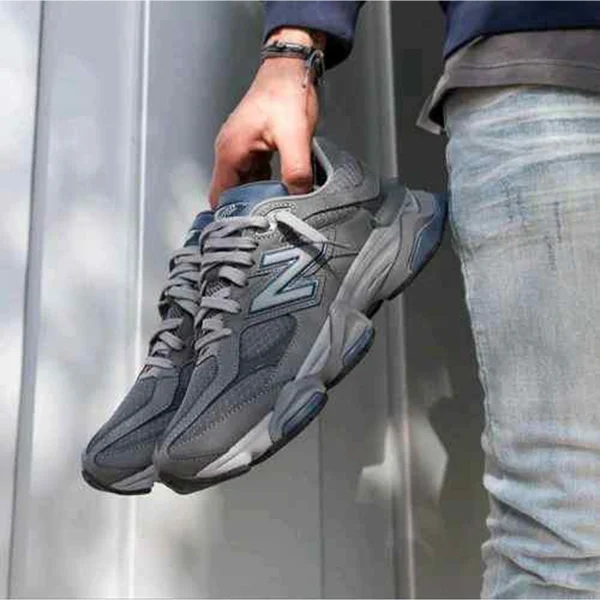 Premium New Balance 9060 Shoes Castle Rock Grey Blue For Men (SUP1698) - stayhit.in