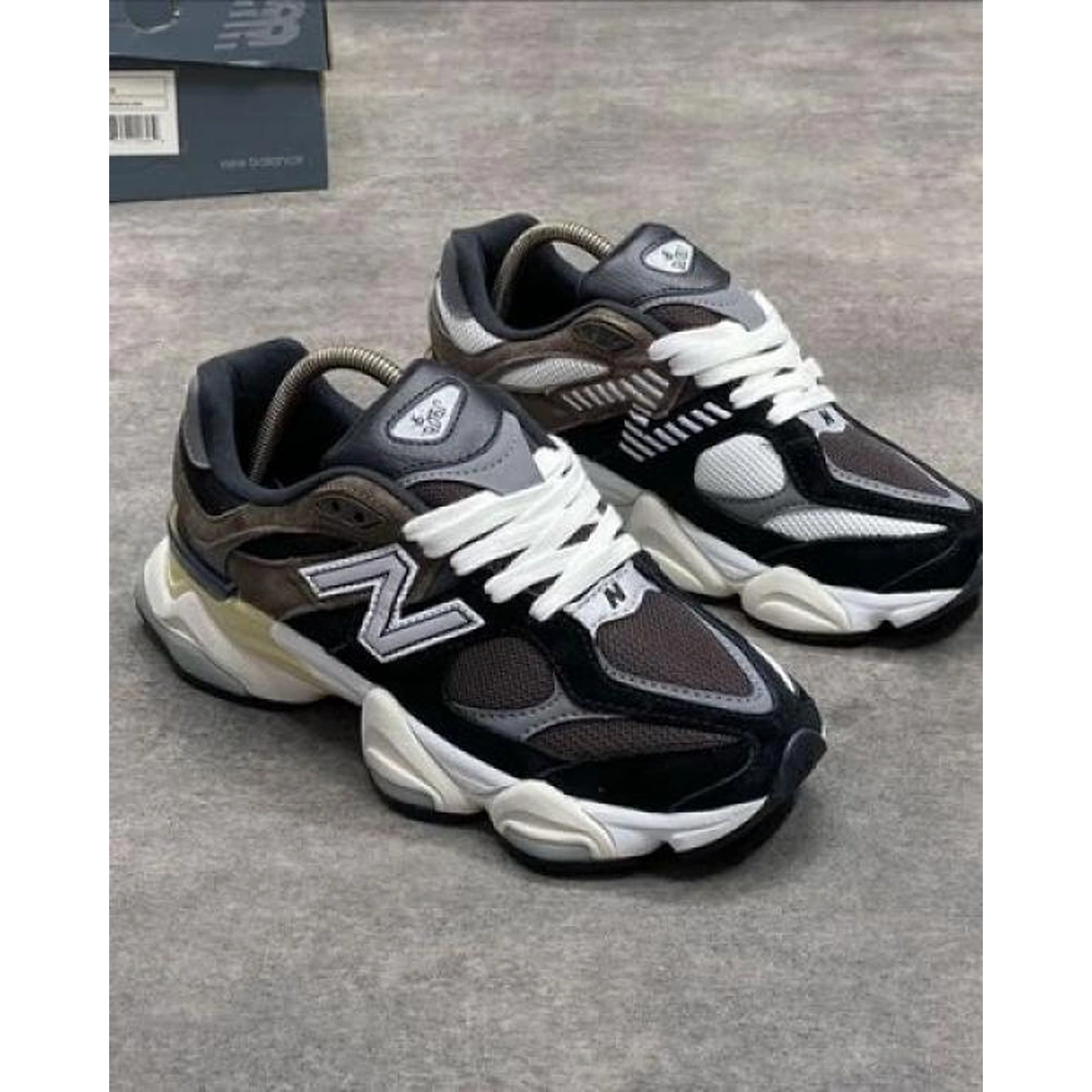 Premium New Balance 9060 Shoes Dark Brown For Men (SUP1286) - stayhit.in Premium New Balance 9060 Shoes Dark Brown For Men (SUP1286) - stayhit.in