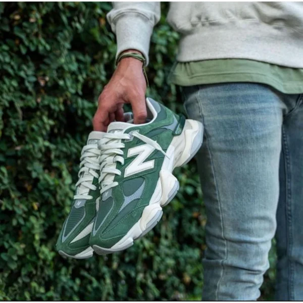 Premium New Balance 9060 Shoes Nori Green For Men (SUP2854) - stayhit.in Premium New Balance 9060 Shoes Nori Green For Men (SUP2854) - stayhit.in