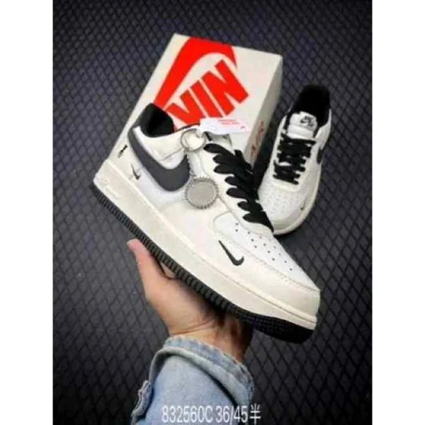 Premium Nike Air Force 1 07 Low Shoes Linen Beige Black For Men (SUP1206) - stayhit.in Premium Nike Air Force 1 07 Low Shoes Linen Beige Black For Men (SUP1206) - stayhit.in
