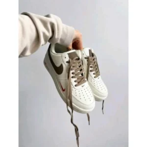 Premium Nike Air Force 1 Low Shoes Milk Coffee Red For Men (SUP1258) - stayhit.in