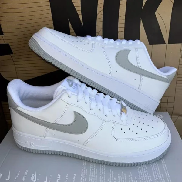 Premium Nike Air Force 1 Shoes Light Smoke Grey For Men (SUP2845) - stayhit.in Premium Nike Air Force 1 Shoes Light Smoke Grey For Men (SUP2845) - stayhit.in