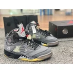 Premium Nike Air Jordan 5 Muslin X Off White Shoes For Men (SUP3510) - stayhit.in