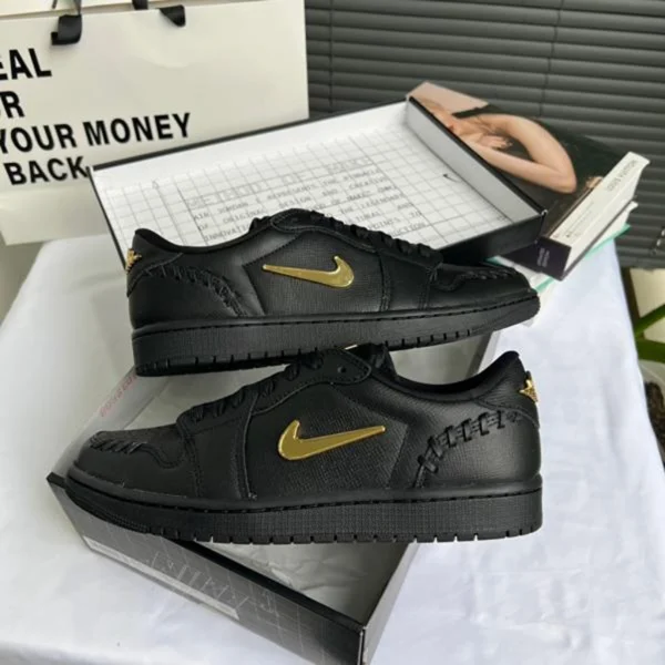 Premium Nike Air Jordan Retro 1 Shoes Make Black Metallic Gold For Men (SUP1418) - stayhit.in Premium Nike Air Jordan Retro 1 Shoes Make Black Metallic Gold For Men (SUP1418) - stayhit.in