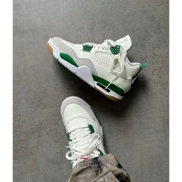 Premium Nike Air Jordan Retro 4 Shoes Pine Green For Men (SUP3221) - stayhit.in Premium Nike Air Jordan Retro 4 Shoes Pine Green For Men (SUP3221) - stayhit.in