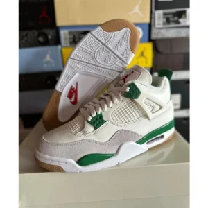 Premium Nike Air Jordan Retro 4 Shoes Pine Green For Men (SUP3221) - stayhit.in