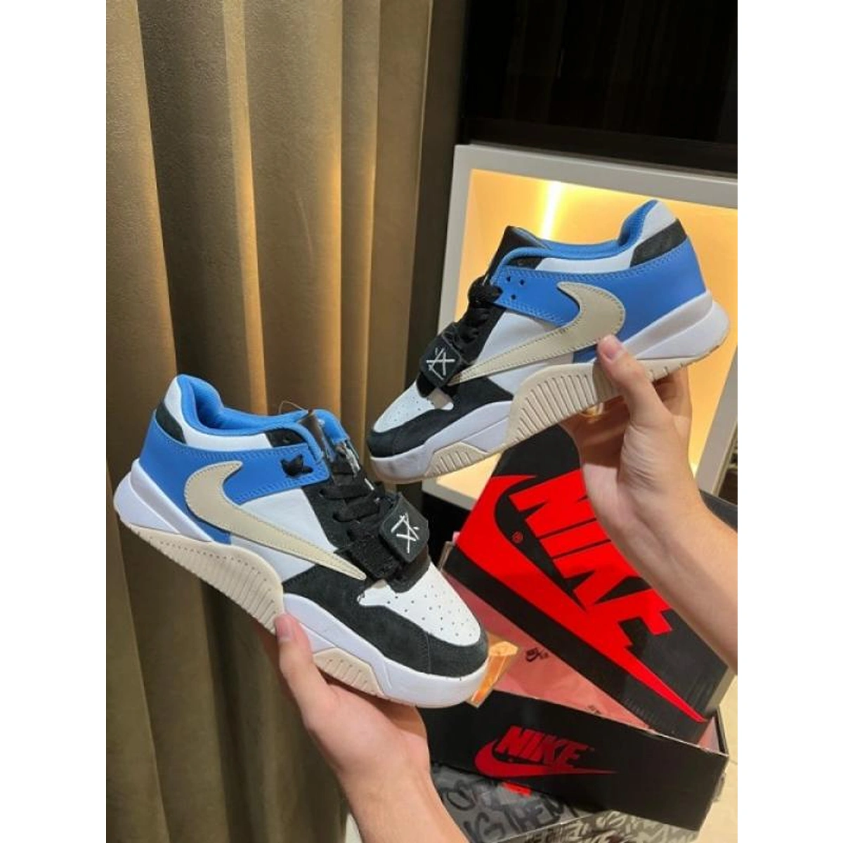 Premium Nike Air Jordan Travis Scoot X Cut The Check Shoes For Men (SUP1323) - stayhit.in