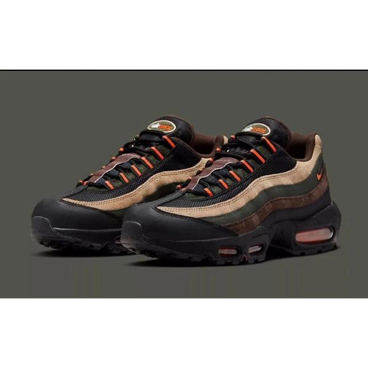 Premium Nike Air Max 95 Shoes Dark Army For Men (SUP3532) - stayhit.in