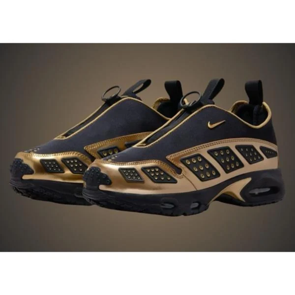 Premium Nike Air Max Sndr Shoes Black Metallic Gold For Men (SUP3222) - stayhit.in
