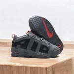 Premium Nike Air More Uptempo Shoes Grey Black For Men (SUP3213) - stayhit.in