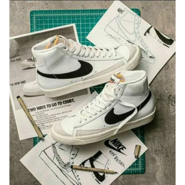 Premium Nike Blazer Mid Vintage Shoes White For Men (SUP2945) - stayhit.in