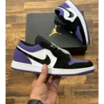 Premium Nike Jordan Retro 1 Shoes Low Court Purple For Men (SUP1190) - stayhit.in