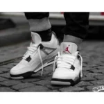 Premium Nike Jordan Retro 4 Shoes White Cement For Men (SUP3413) - stayhit.in