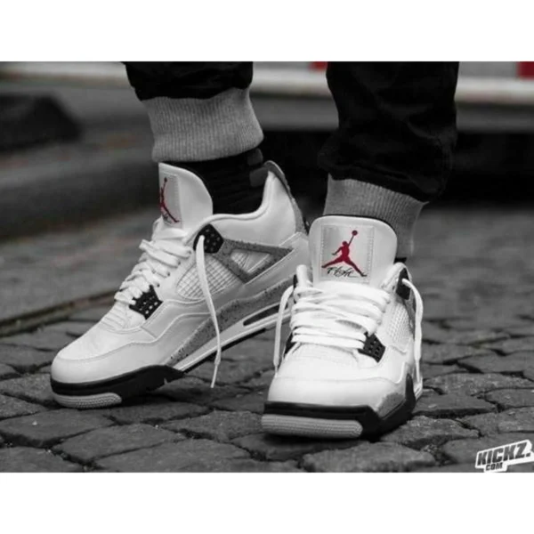 Premium Nike Jordan Retro 4 Shoes White Cement For Men (SUP3413) - stayhit.in Premium Nike Jordan Retro 4 Shoes White Cement For Men (SUP3413) - stayhit.in