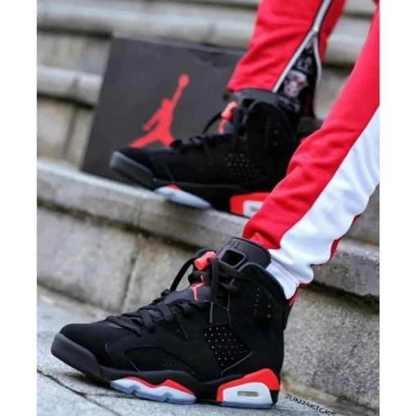 Premium Nike Jordan Retro 6 Shoes Black Infrared For Men (SUP3412) - stayhit.in Premium Nike Jordan Retro 6 Shoes Black Infrared For Men (SUP3412) - stayhit.in