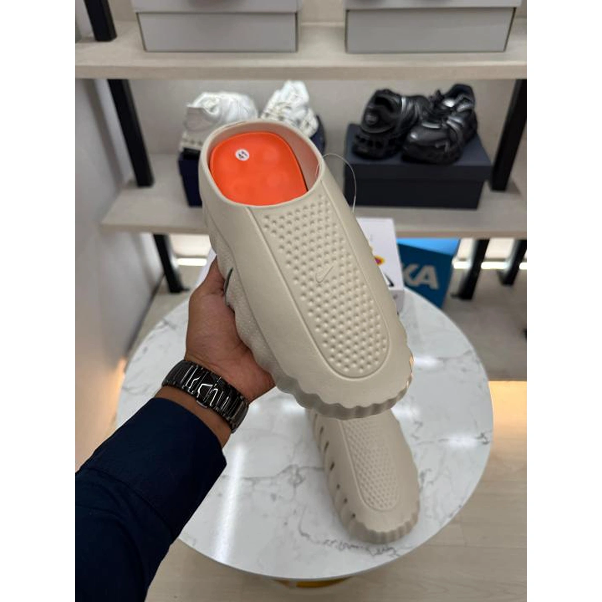 Premium Nike Mind 001 Mules White For Men (SUP1092) - stayhit.in Premium Nike Mind 001 Mules White For Men (SUP1092) - stayhit.in