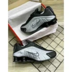 Premium Nike Shox R4 Preto Shoes Prata For Men (SUP1223) - stayhit.in