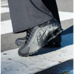 Premium Nike Shox R4 Shoes Triple Black For Men (SUP1074) - stayhit.in