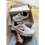 Premium Nike Shox Ride 2 Shoes Supreme White Red For Men (SUP3142) - stayhit.in