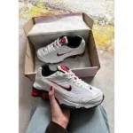 Premium Nike Shox Ride 2 Shoes Supreme White Red For Men (SUP3142) - stayhit.in