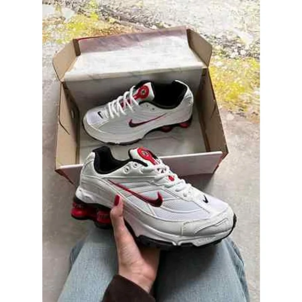 Premium Nike Shox Ride 2 Shoes Supreme White Red For Men (SUP3142) - stayhit.in Premium Nike Shox Ride 2 Shoes Supreme White Red For Men (SUP3142) - stayhit.in