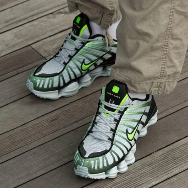 Premium Nike Shox Tl Wolf Shoes Grey Lime Blast For Men (SUP3489) - stayhit.in Premium Nike Shox Tl Wolf Shoes Grey Lime Blast For Men (SUP3489) - stayhit.in