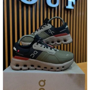 Premium On Cloud Runner 2 Shoes Olive Mahogany For Men (SUP3207) - stayhit.in