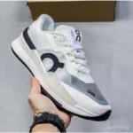 Premium On Cloud Running Shoes Roger Pro Clay White Black For Men (SUP1079) - stayhit.in