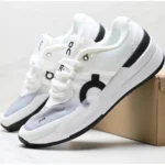 Premium On Cloud Running Shoes Roger Pro Clay White Black For Men (SUP1079) - stayhit.in