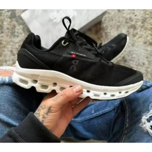 Premium On Cloud Status Shoes Black White For Men (SUP1321) - stayhit.in