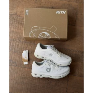 Premium On Running X Kith Cloudzone Shoes White Ice For Men (SUP2959) - stayhit.in