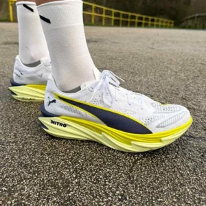 Premium Puma Nitro Elite 4 Shoes White Yellow For Men (SUP1219) - stayhit.in
