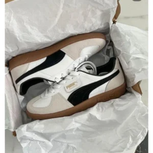 Premium Puma Palermo Shoes White Black For Men (SUP3497) - stayhit.in