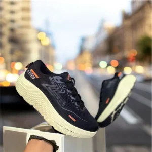 Premium Skechers Go Run Max Shoes Road Black Beige For Men (SUP3483) - stayhit.in