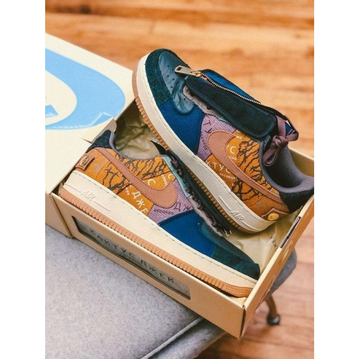 Premium Travis Scott Cactus X Air Force 1 Low Shoes For Men (SUP3525) - stayhit.in