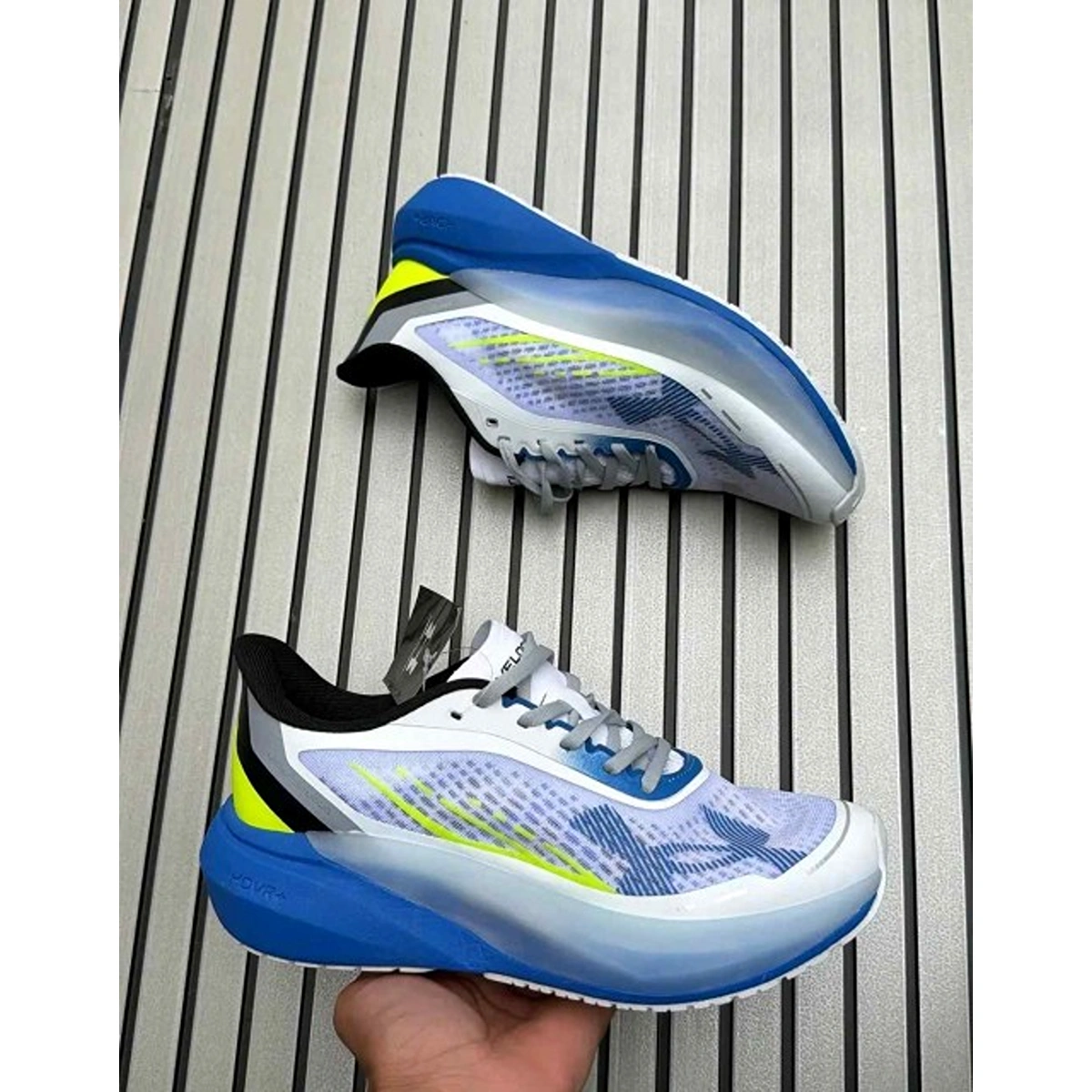 Premium Under Armour Velocity Shoes Distance Blue White For Men (SUP1220) - stayhit.in