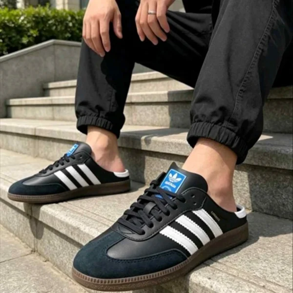 Stylish Adidas Samba Shoes Black White For Men (SUP3063) - stayhit.in Stylish Adidas Samba Shoes Black White For Men (SUP3063) - stayhit.in