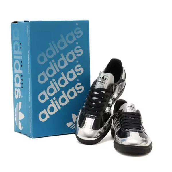 Stylish Adidas Samba X Atmos Tuxedo Shoes Silver Black For Men (SUP3007) - stayhit.in Stylish Adidas Samba X Atmos Tuxedo Shoes Silver Black For Men (SUP3007) - stayhit.in