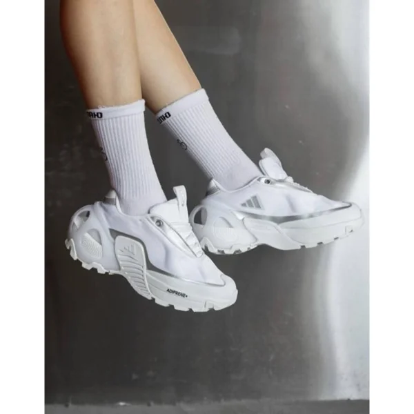 Stylish Adidas Wonder Runner Shoes White Silver For Men (SUP1364) - stayhit.in