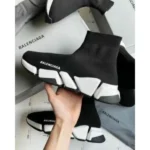 Stylish Balenciaga Speed Knit 2.0 Shoes Trainer Black White For Men (SUP2865) - stayhit.in