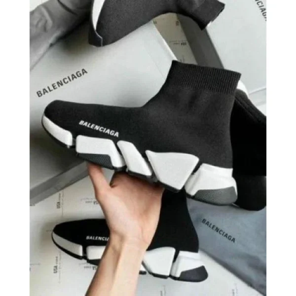 Stylish Balenciaga Speed Knit 2.0 Shoes Trainer Black White For Men (SUP2865) - stayhit.in Stylish Balenciaga Speed Knit 2.0 Shoes Trainer Black White For Men (SUP2865) - stayhit.in