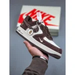 Stylish Bape X Nike Air Force 1 Shoes Beige Brown For Men (SUP3013) - stayhit.in